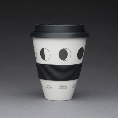 Porcelain Travel Cup - Moon Phases